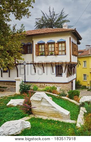 Houses of an Old Plovdiv in Bulgaria
