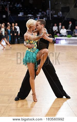 Dance Latin Couple In A Dance Pose
