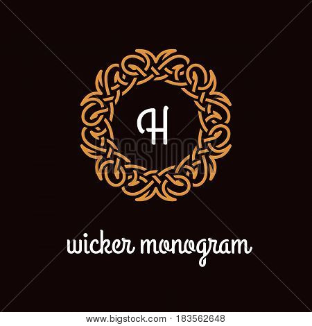 Wicker Monogram
