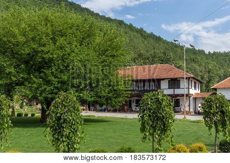 Panoramic view of medieval Sukovo Monastery Assumption of Virgin Mary, Serbia