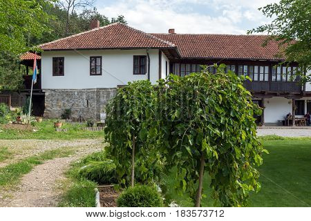Panoramic view of medieval Sukovo Monastery Assumption of Virgin Mary, Serbia