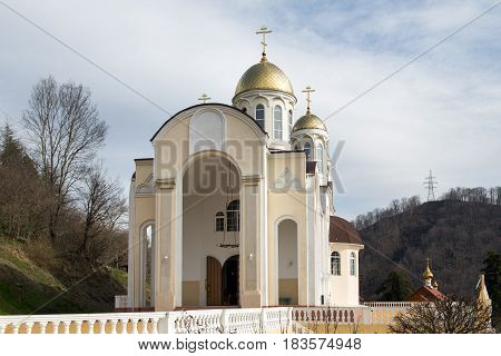 Church of Kazan icon of Our Lady in Dagomys, suburb of Sochi, South Russia