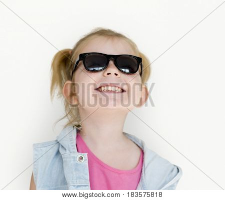 Little GIrl Smiling Happiness Playful Twintail Hairstyle