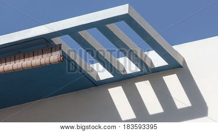 Modernist style balcony covering in Xemxija Malta