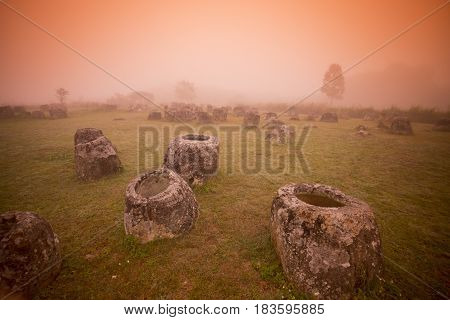Lao Phonsavan Plain Of Jars
