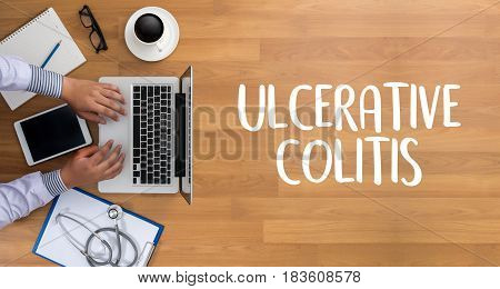 Ulcerative Colitis Healthcare Modern Medical Doctor Concept