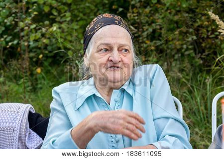 Portrait Of Grandmother Vali