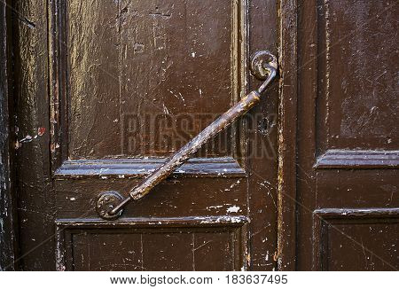 An Ancient Door Handle In Tbilisi Georgia