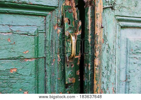 An Ancient Door Handle In Tbilisi Georgia