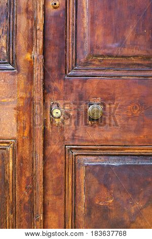 An Ancient Door Handle In Tbilisi Georgia