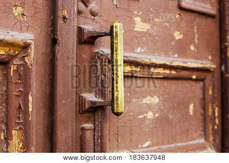 An Ancient Door Handle In Tbilisi Georgia