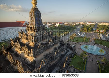 Laos Vientiane Patuxai Arch