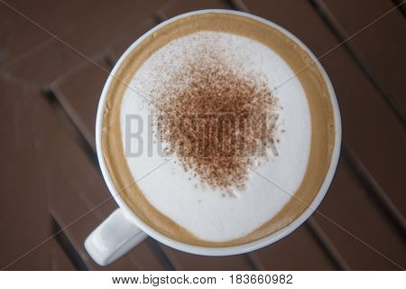 Laos Vientiane Cafe Cappuccino