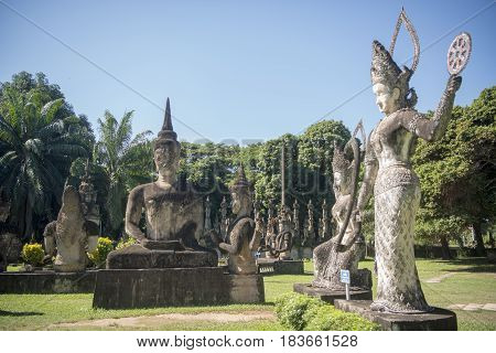 Laos Vientiane Xieng Khuan Buddha Park