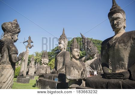 Laos Vientiane Xieng Khuan Buddha Park