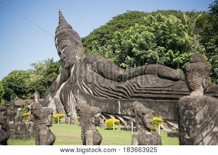 Laos Vientiane Xieng Khuan Buddha Park