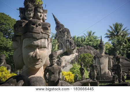 Laos Vientiane Xieng Khuan Buddha Park