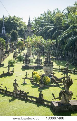 Laos Vientiane Xieng Khuan Buddha Park