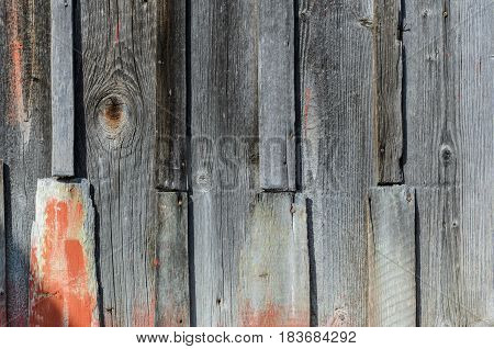 Wood texture. Background of old panels. Old wooden wall with faded planks