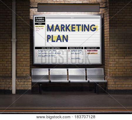 Digital Marketing Plan Planer Calendar Schedule 