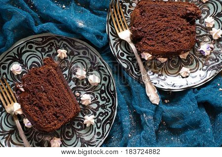Chocolate Cake With Avocado Banana And Chocolate Ganache