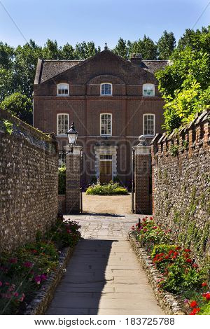 Brick Lane To Deanery In Chichester, West Sussex, England