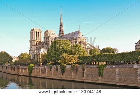 The Notre Dame is historic Catholic cathedral one of the most visited monuments in Paris considered as one of the finest examples of French Gothic architecture.