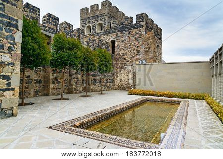 Pool In The Yard Of Rabati Castle In Akhaltsikhe, Georgia