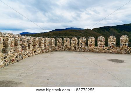 On The Tower Of Citadel In Rabati Castle In Akhaltsikhe, Georgia