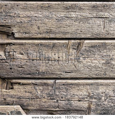 Background texture of old weathered grunge wooden board