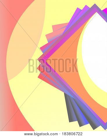 yellow rectagular background, elegant background, soft curves background