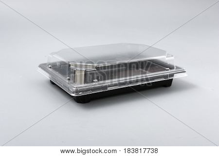 Plastic Box With Transparent Cover For Food