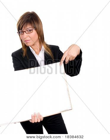 Mädchen mit einem leeren Buch
