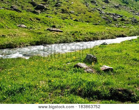 Aegina River Tributary Of The River Rhone