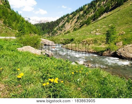 Aegina River Tributary Of The River Rhone