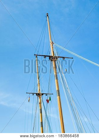 Yachts Moored In The Ligurian Port