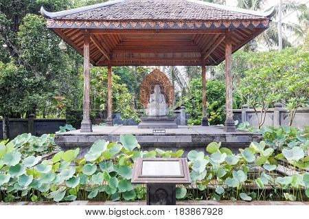 Mendut Buddhist Monastery Near Borobudur On The Island Of Java