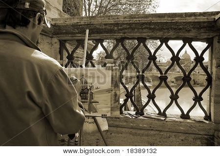 Painting Rome.