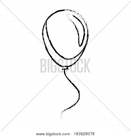balloon decoration celebration party image vector illustration