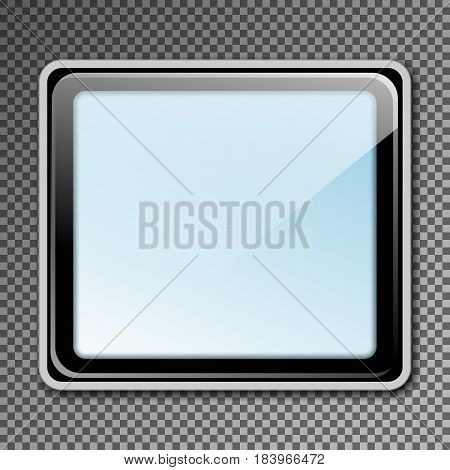 Template Blank Mockup Outdoor Lightbox For Advertising And Corporate Identity. Outdoor Billboard Wit