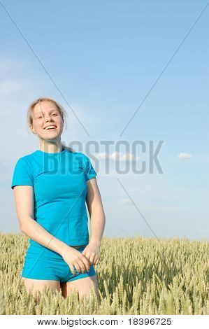 Happy young woman
