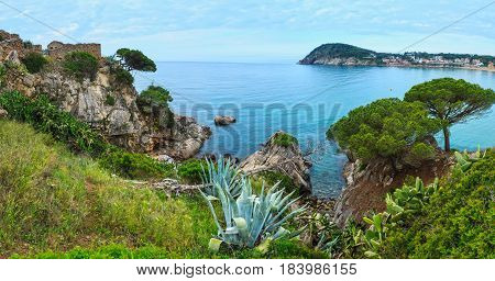 Summer La Fosca Village Coast, Spain.