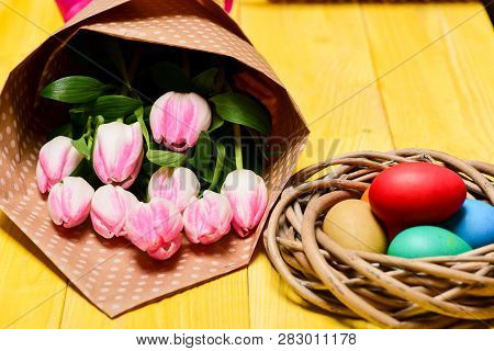 Spring Holiday. Tradition Celebrate Easter. Happy Easter Season. Easter Is Coming. Collecting Easter