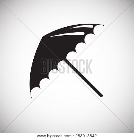 Studio Photo Umbrella Icon On White Background For Graphic And Web Design, Modern Simple Vector Sign