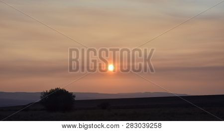 Colorado Sunset; Unedited Photograph Taken In August Of 2018
