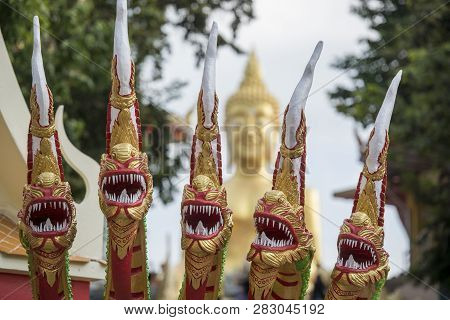 Thailand Pattaya Wat Phra Yai Buddha