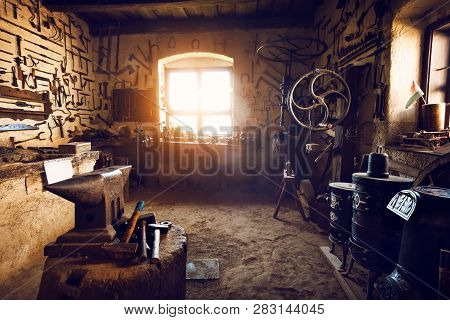 Tranditional Smithy Workshop Interior