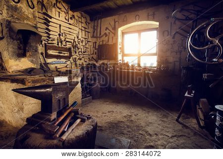 Tranditional Smithy Workshop Interior