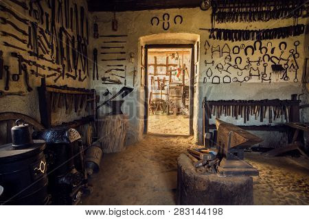 Tranditional Smithy Workshop Interior