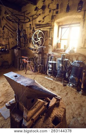 Tranditional Smithy Workshop Interior